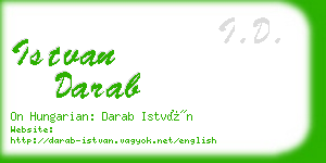 istvan darab business card